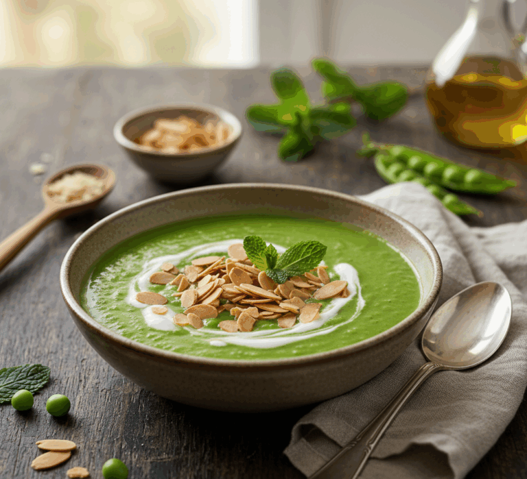 Zupa krem z zielonego groszku