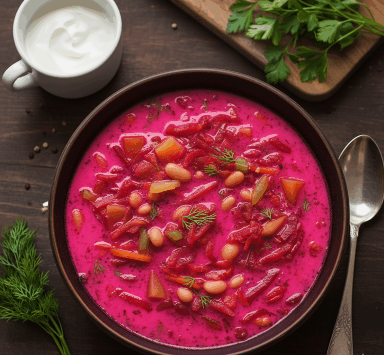 barszcz ukraiński zabielony