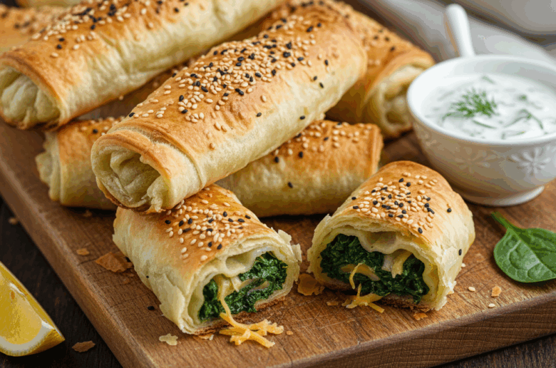 Ruloniki z ciasta filo a la burek