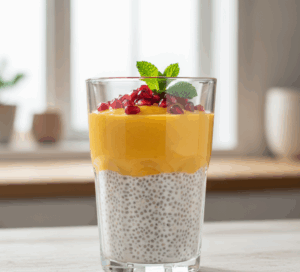 chia z musem mango chia z musem mango