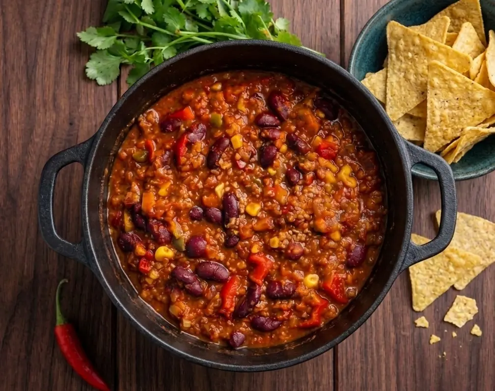 chili sin carne przepis