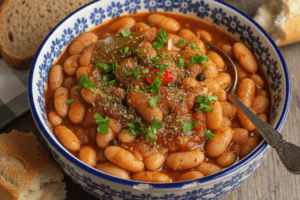 fasolka po bretońsku wege