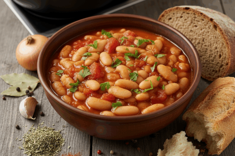 fasolka po bretońsku wege