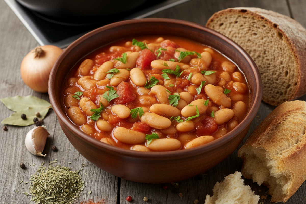 fasolka po bretońsku wege