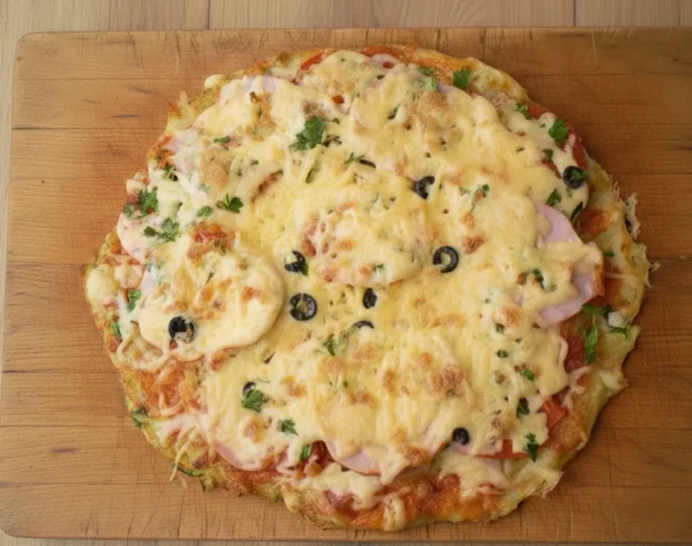 pizza na spodzie z cukini