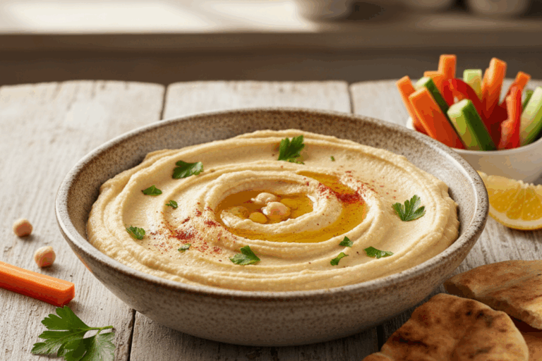 hummus z ciecierzycy