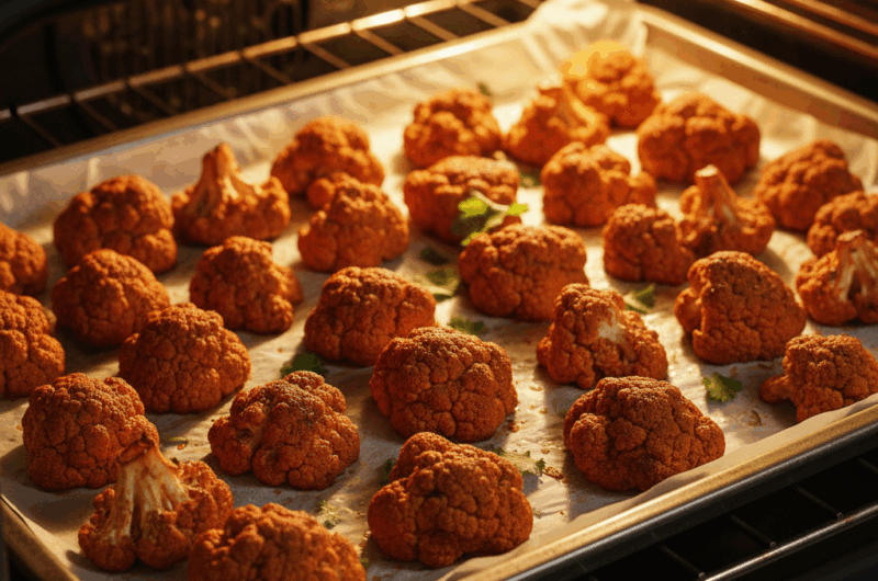 Pieczony Kalafior w marynacie Tandoori