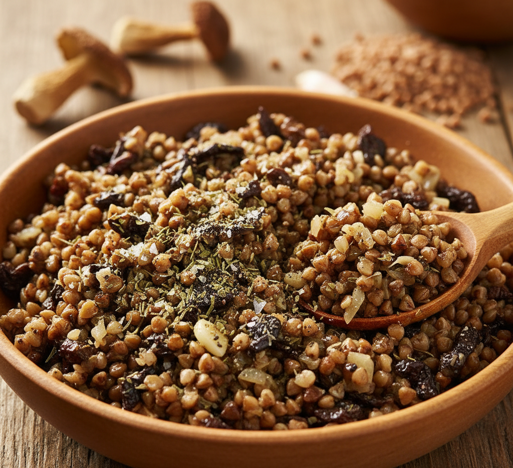 kurczak faszerowany kasza i grzybami kurczak faszerowany grzybami