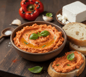 pasta z pieczonej papryki