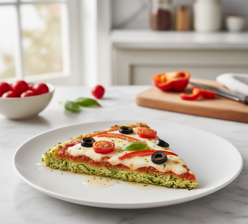 pizza na spodzie z cukini pizza na spodzie z cukinii