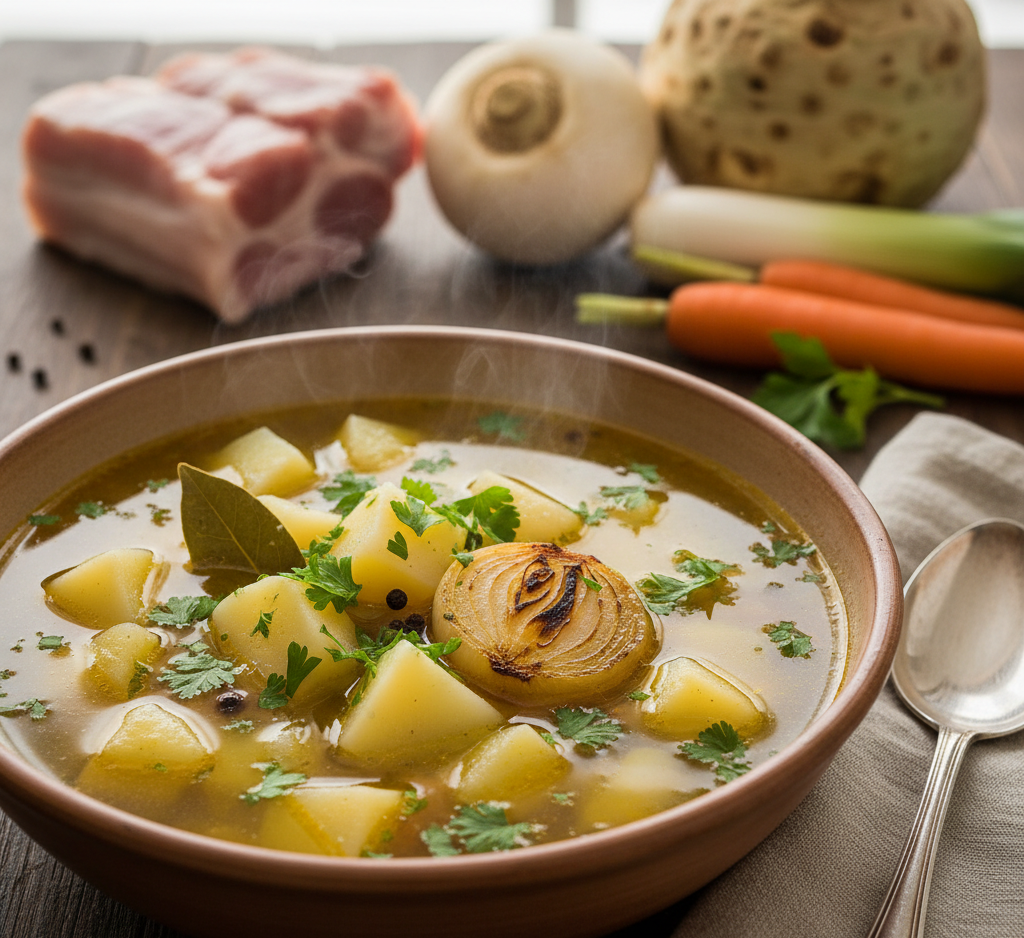 rosol wieprzowy z ziemniakami 2 rosół wieprzowy z ziemniakami