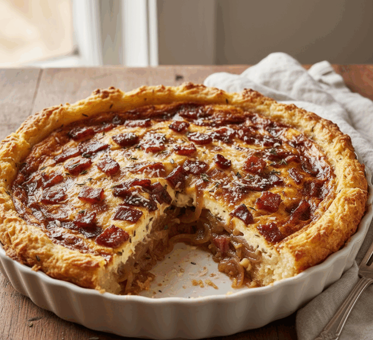 zapiekanka na spodzie ziemniaczanym