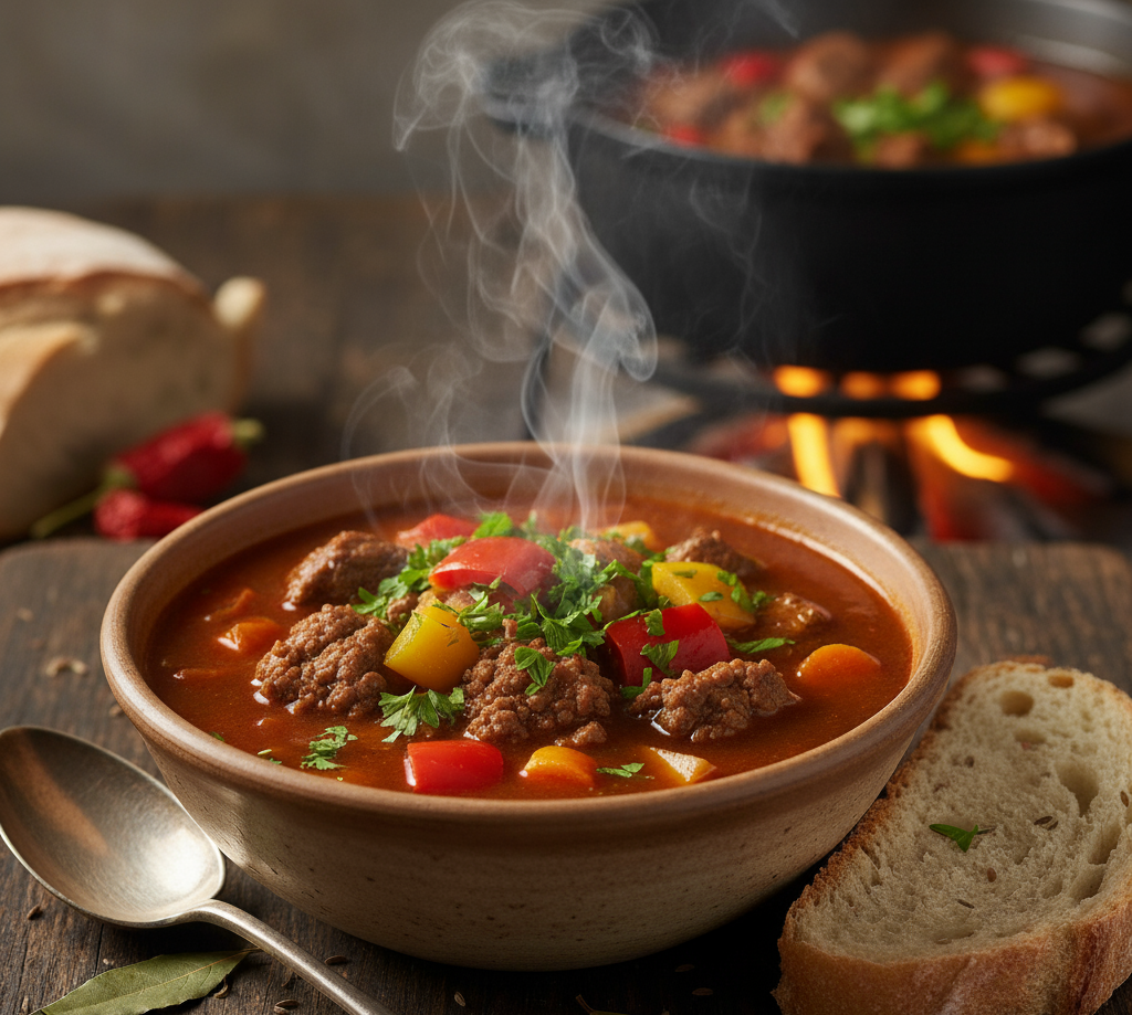 zupa gulaszowa z wołowiną