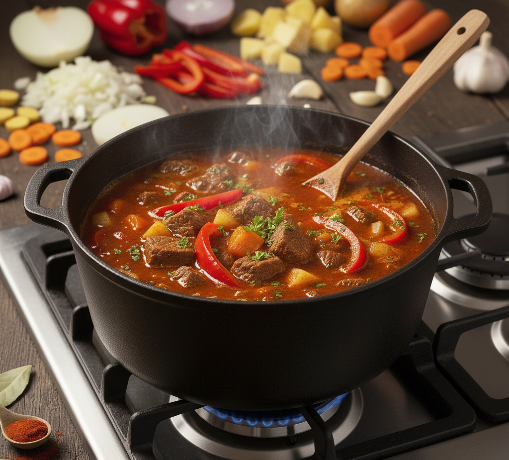 zupa gulaszowa z wołowiną