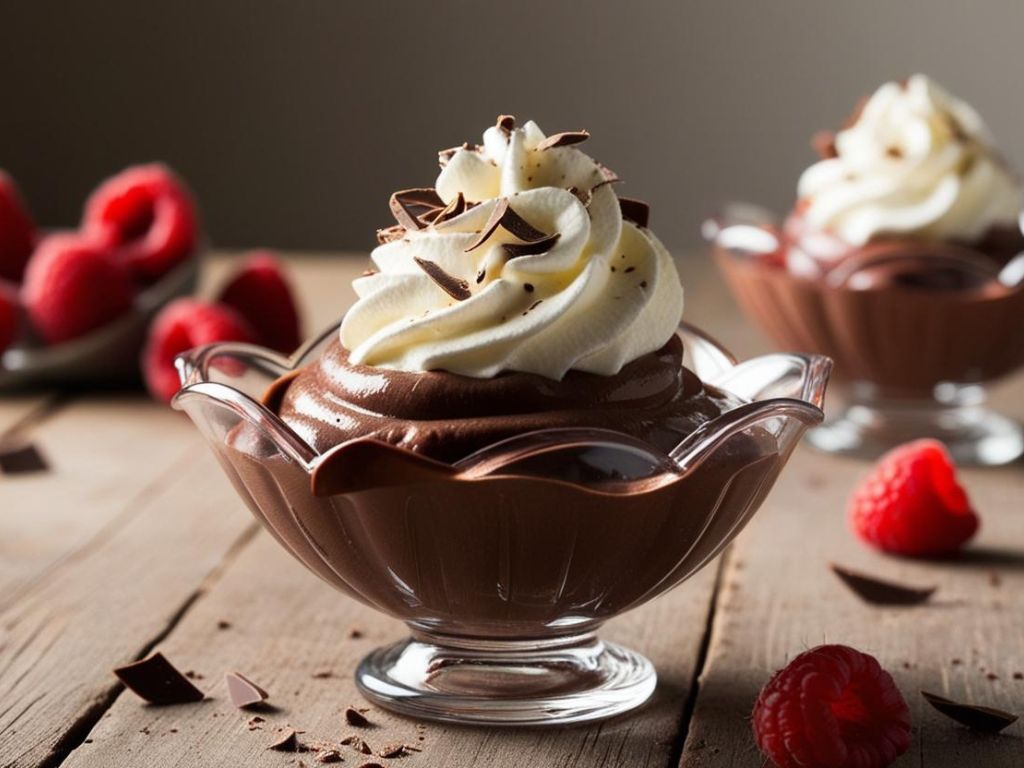Krem czekoladowy z bitą śmietaną