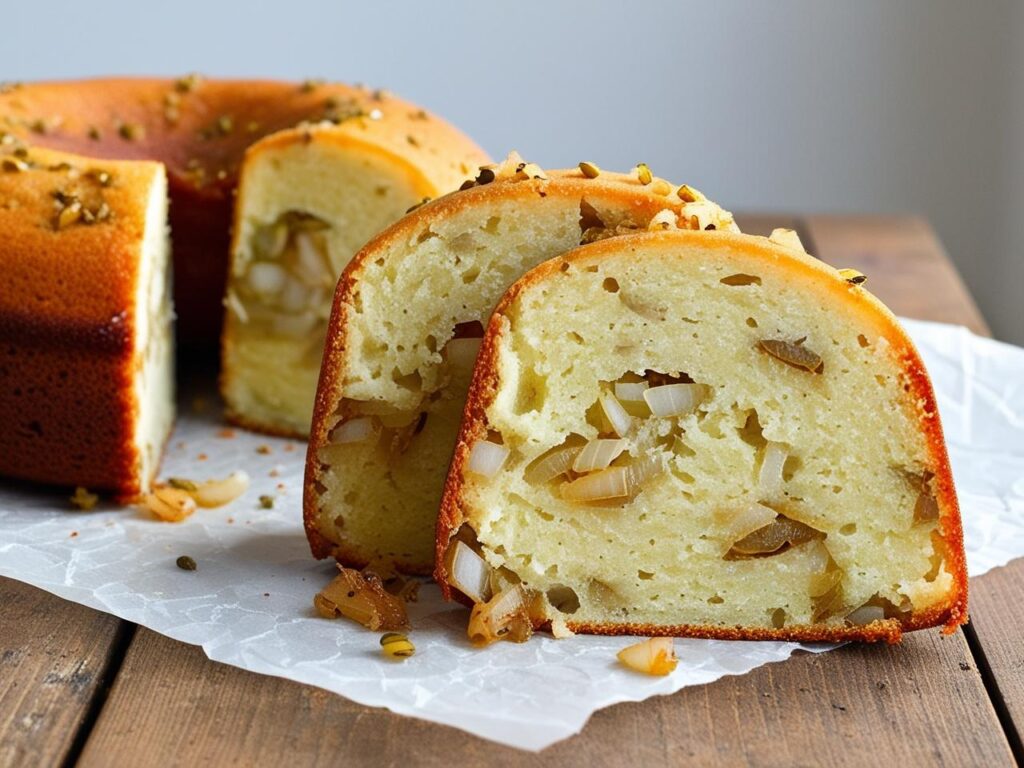 Babka cebulowa na maślance