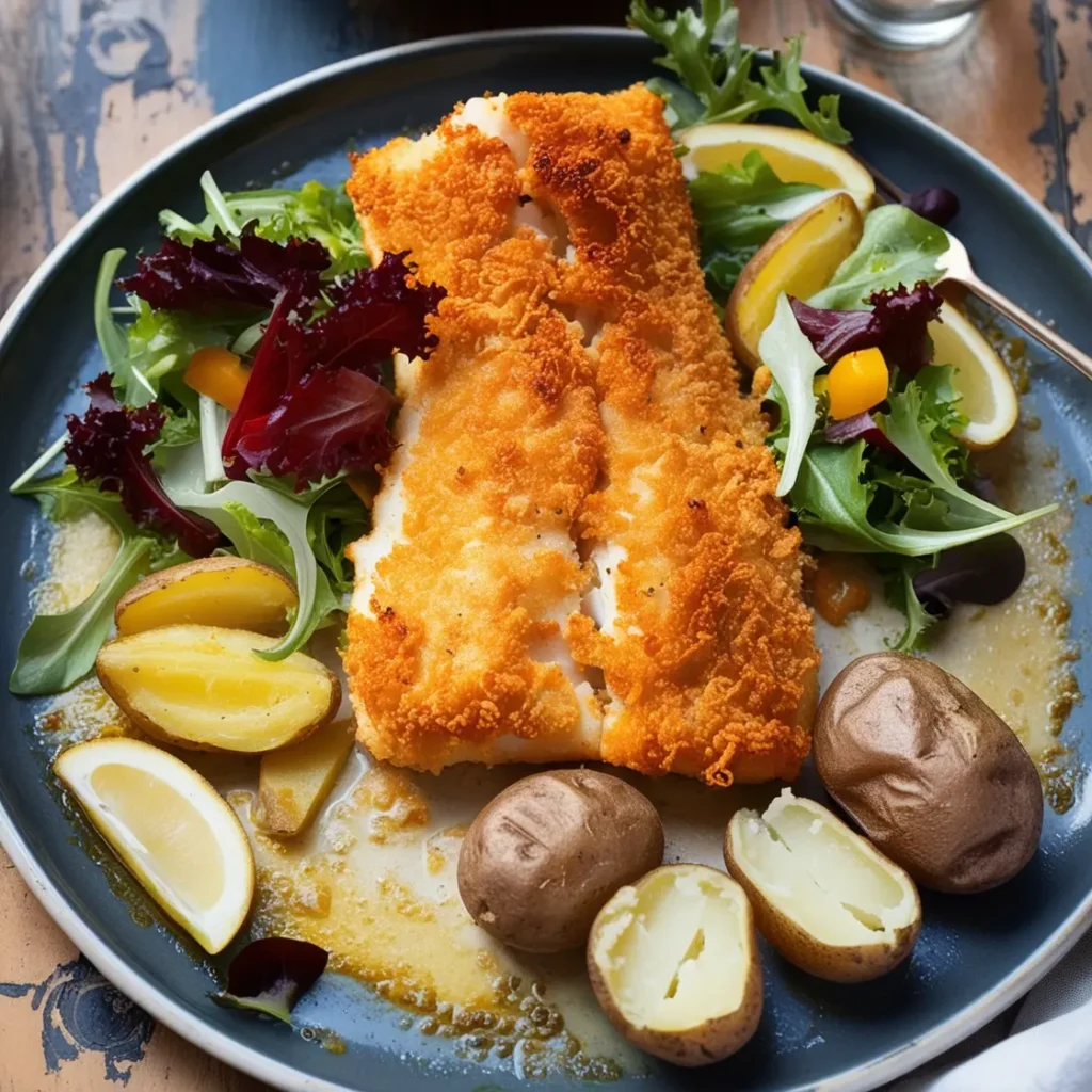 Dosz w panierce migdałowej