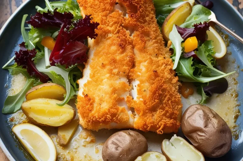 Dorsz w panierce migdałowej