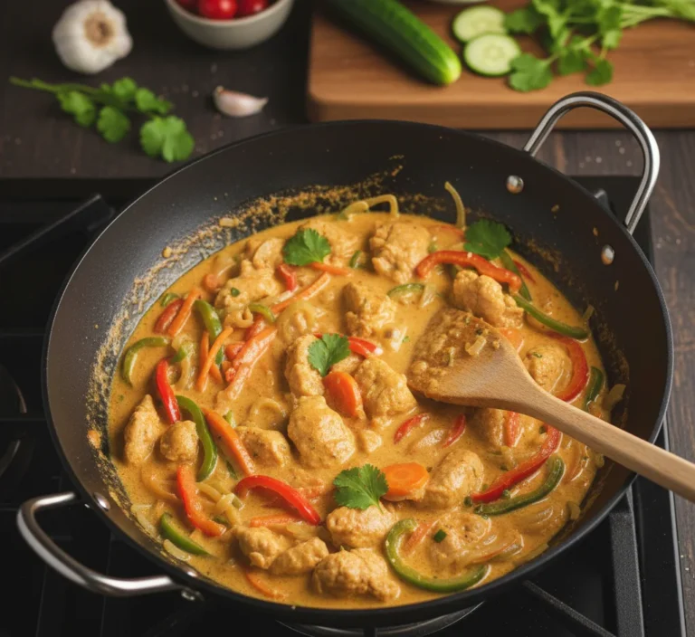 kurczak w sosie curry