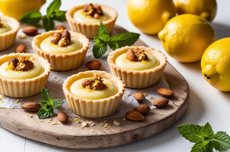 Tartaletki migdałowe z nadzieniem cytrynowym