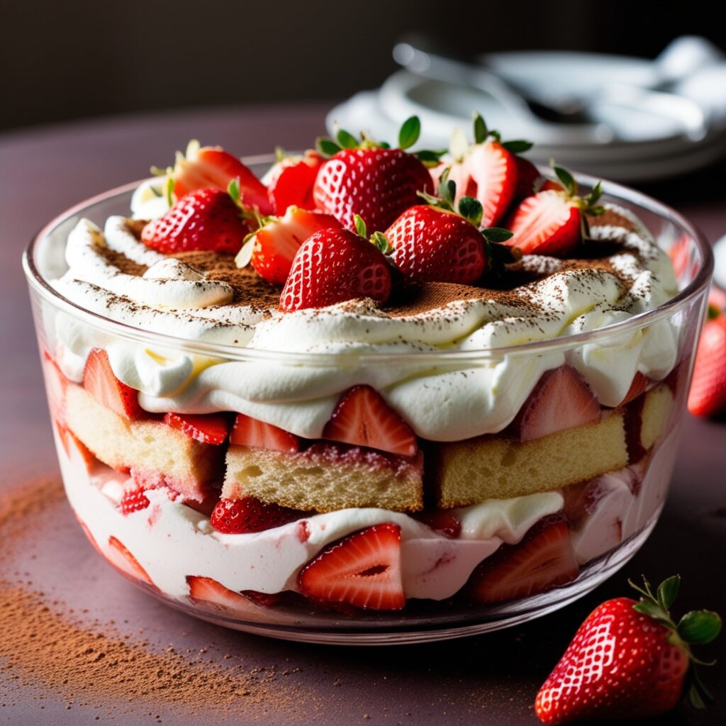 Tiramisu z truskawkami