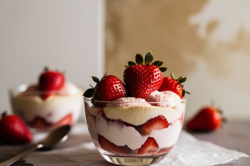 Tiramisu z truskawkami