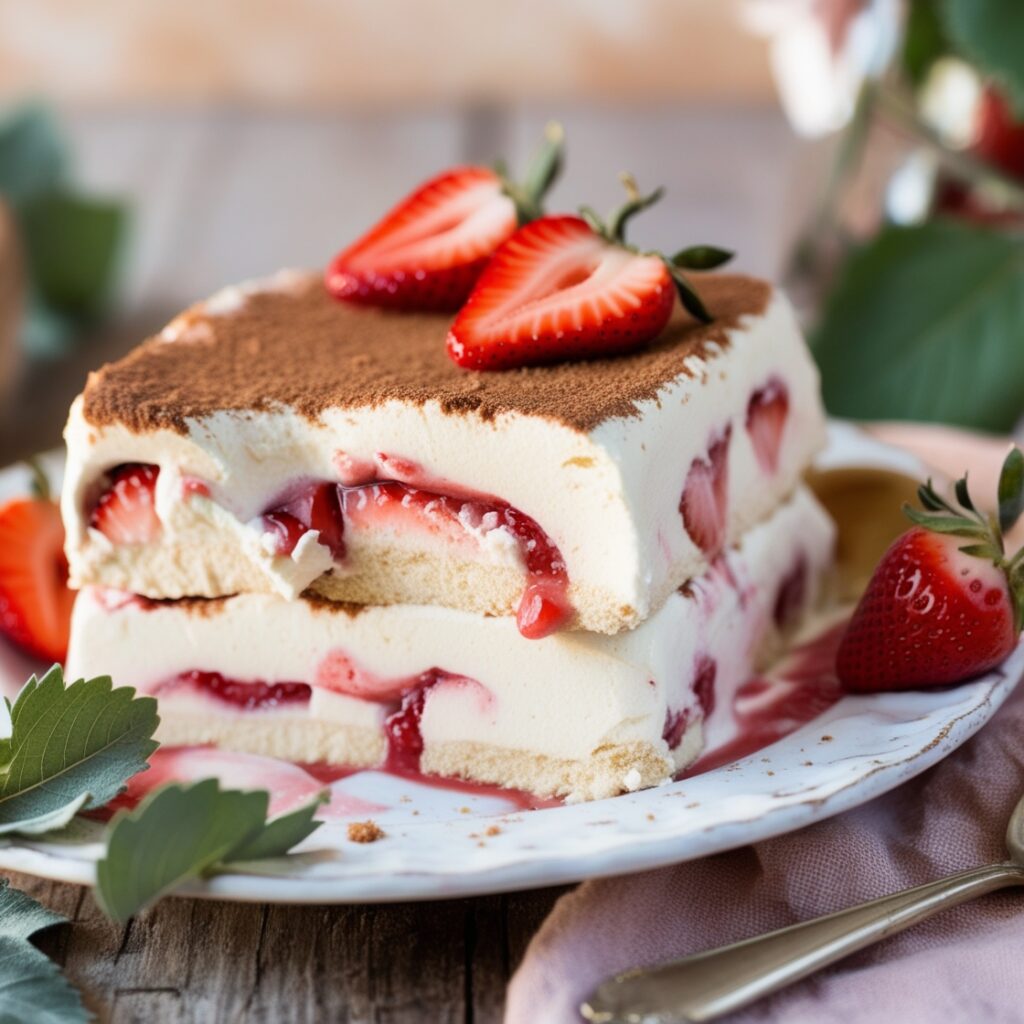 Tiramisu z truskawkami