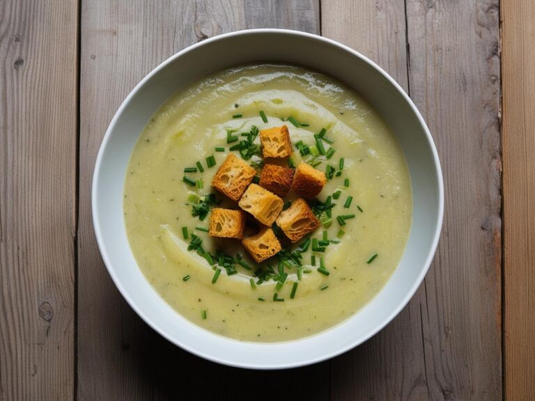 Zupa krem z pora i ziemniaków