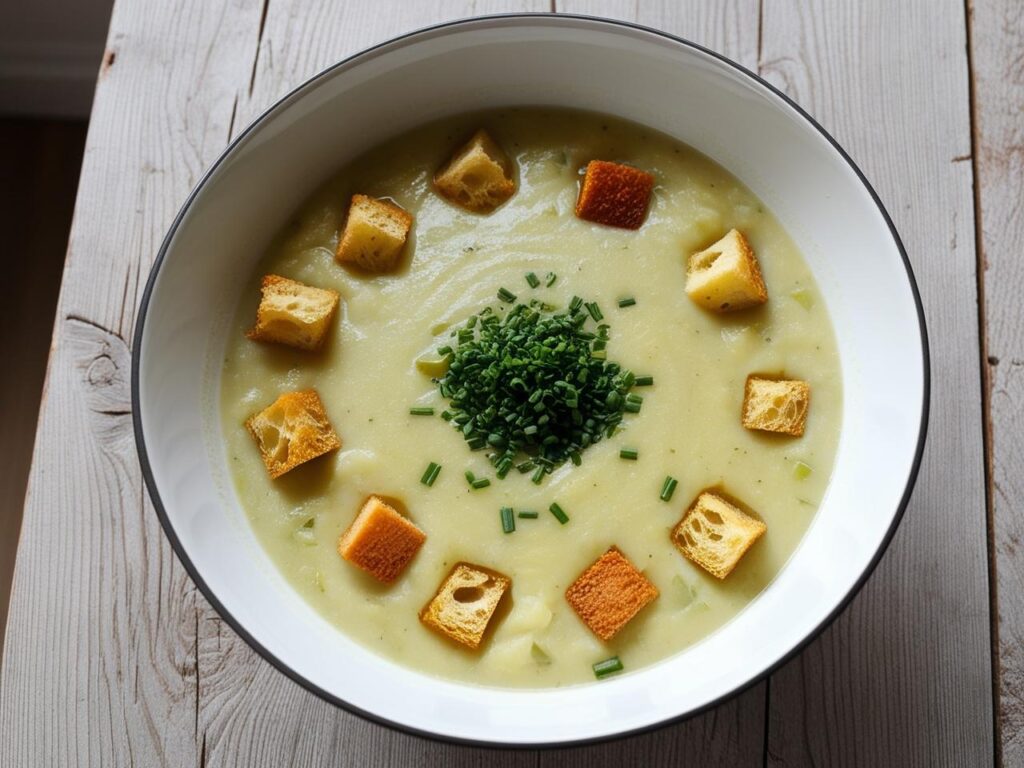 Zupa krem z pora i ziemniaków