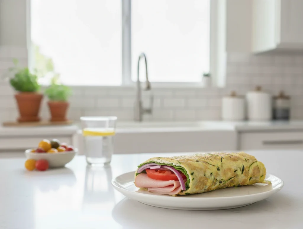 Wrapy z serka wiejskiego 1 Wrap z serka wiejskiego