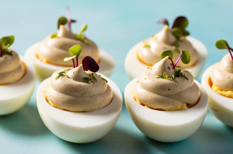 Jajka faszerowane musem chrzanowym