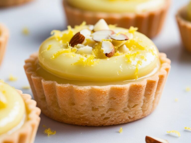 Tartaletki migdałowe z nadzieniem cytrynowym