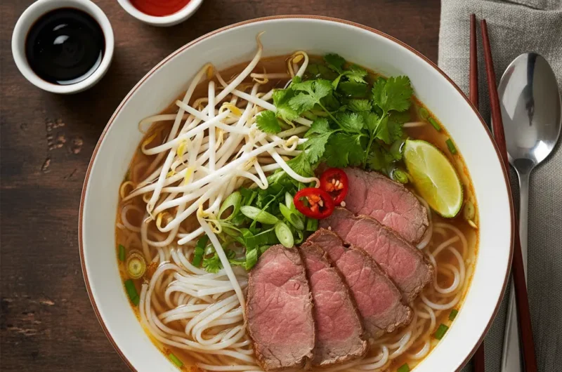 Zupa Pho przepis z wołowiną