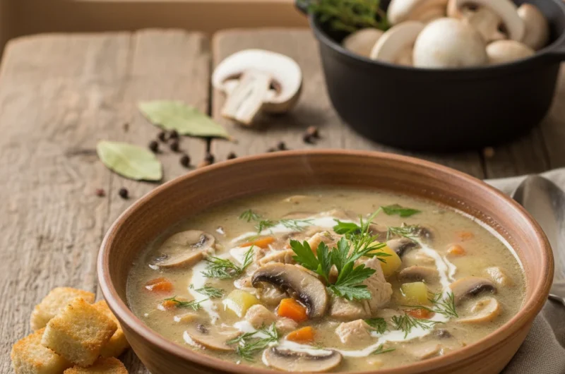 Zupa pieczarkowa