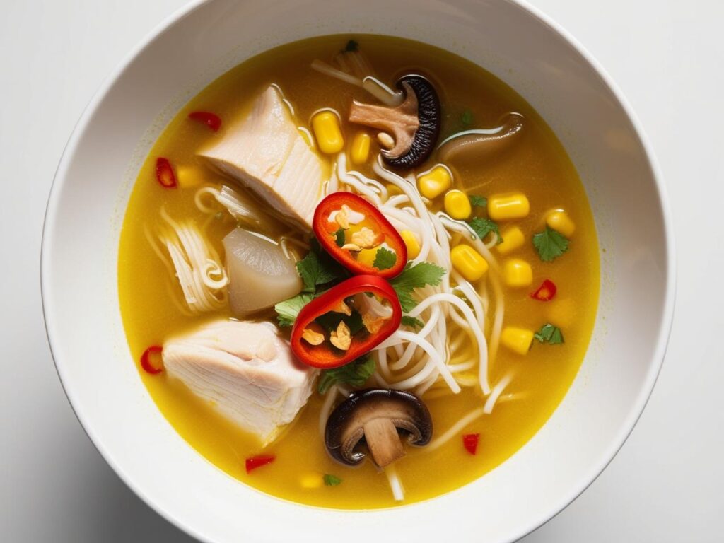 Zupa tajska z kurczakiem