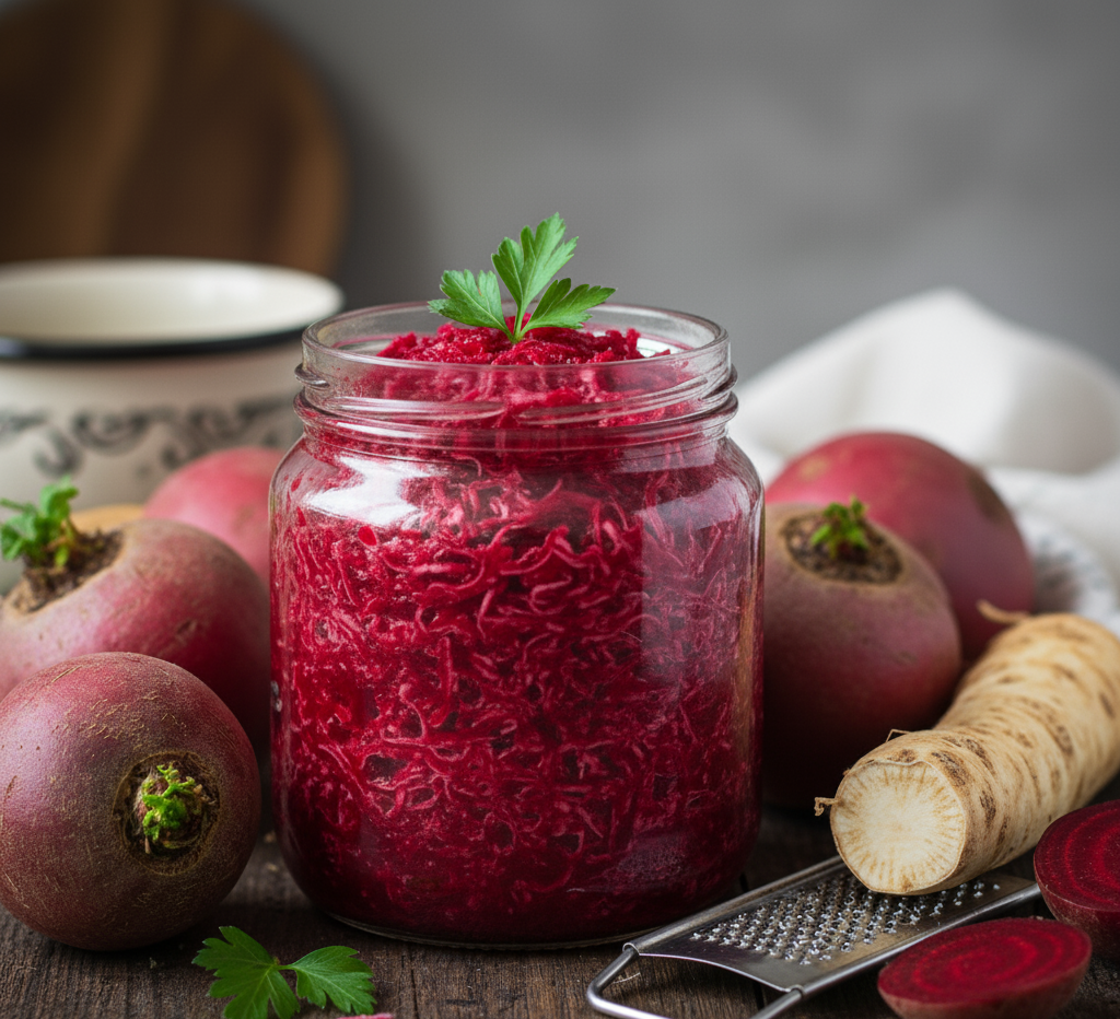 cwikla z chrzanem ćwikła z chrzanem