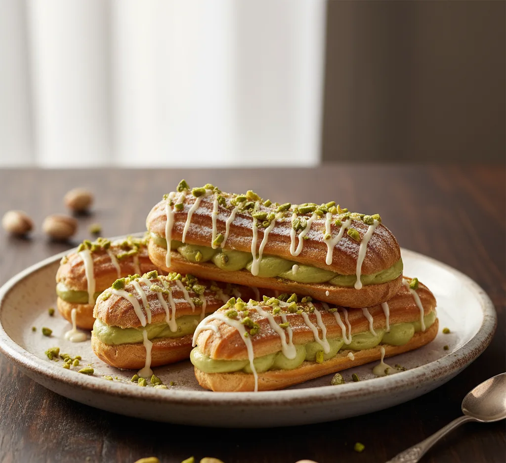 eklerki pistacjowe