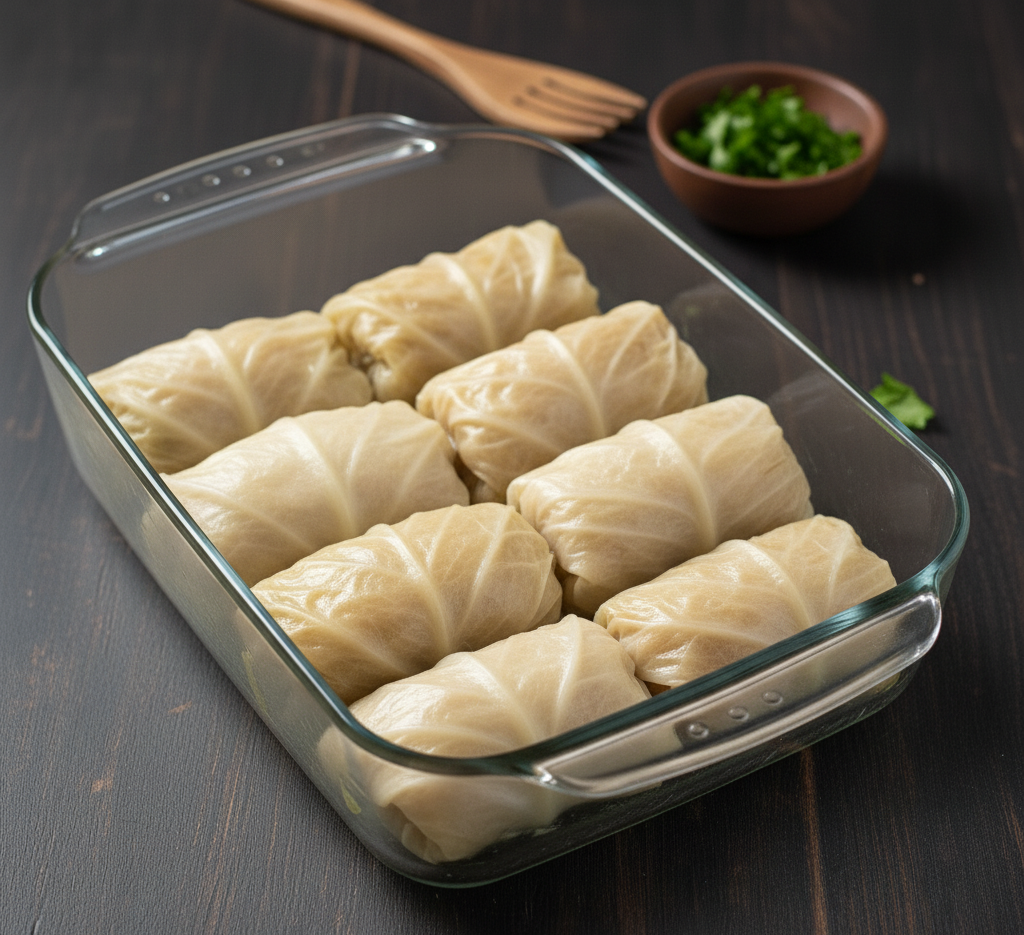 gołąbki z kaszą gryczaną