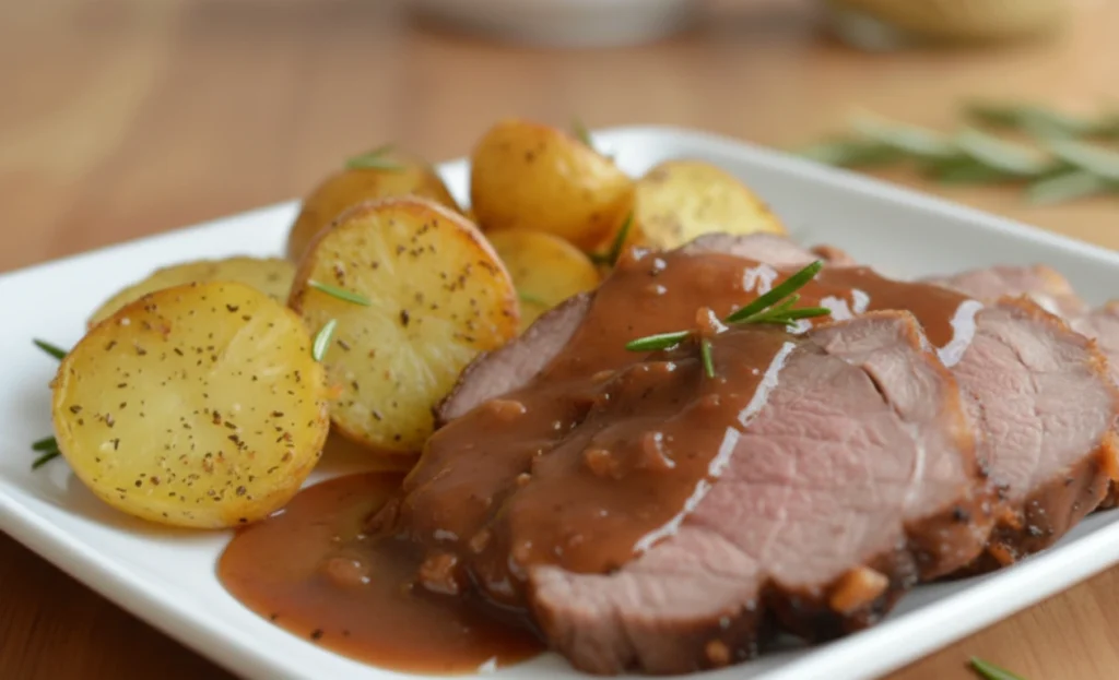 jagniecina Pieczeń jagnięca z rozmarynem i czosnkiem