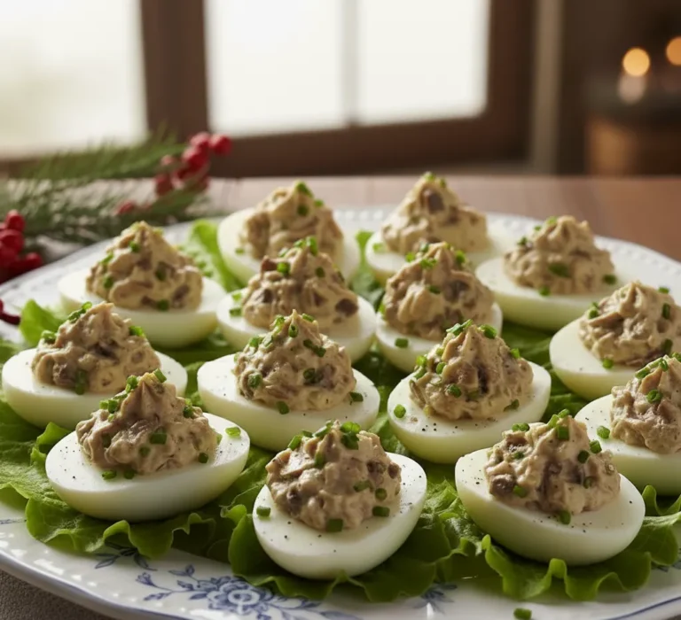 Jajka faszerowane pieczarkami