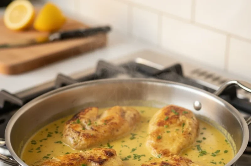 Kurczak w sosie cytrynowym