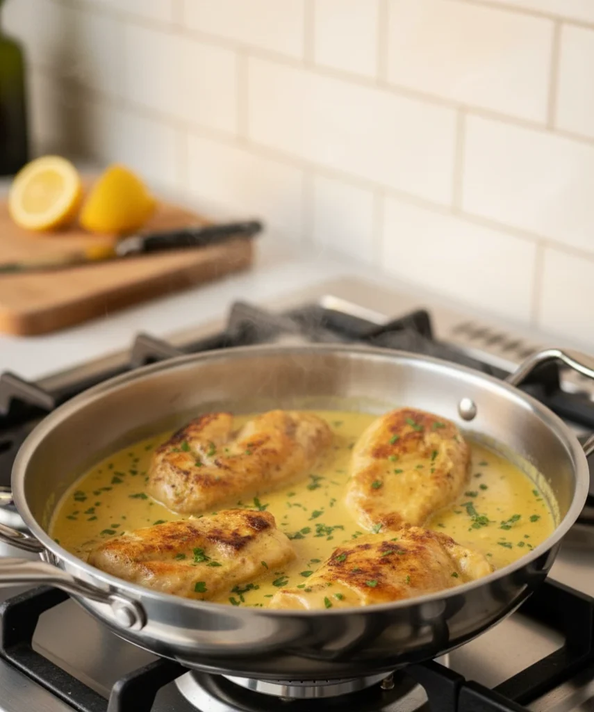 kurczak w sosie cytrynowym 