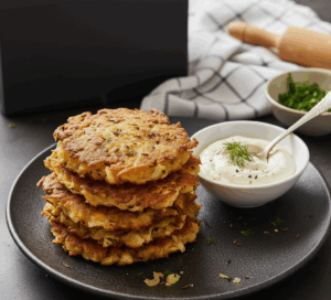 placki z kiszonej kapusty