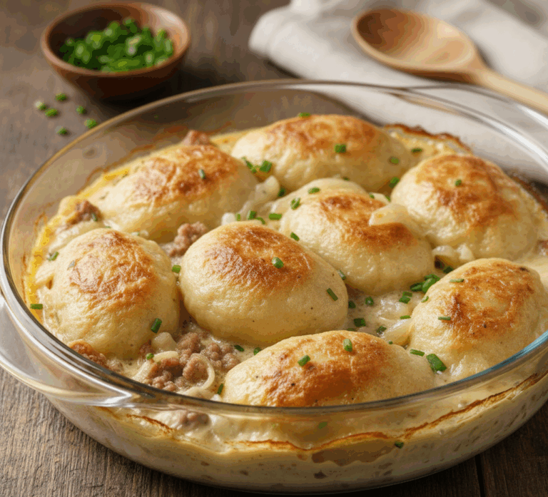 pyzy z mięsem zapiekane