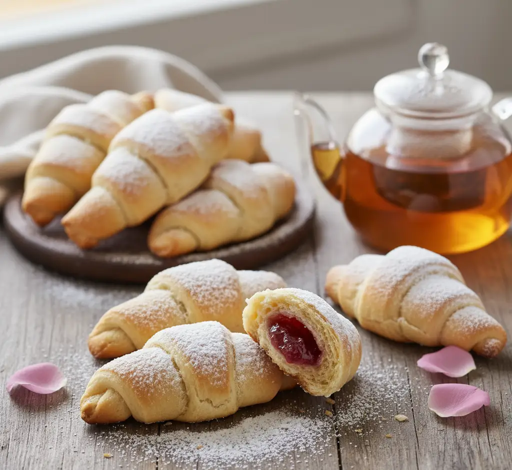 rogaliki drozdzowe 1 rogaliki drożdżowe