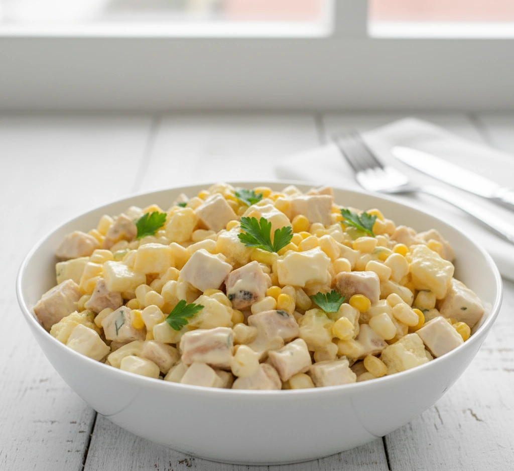 salatka hawajska z kurczakiem