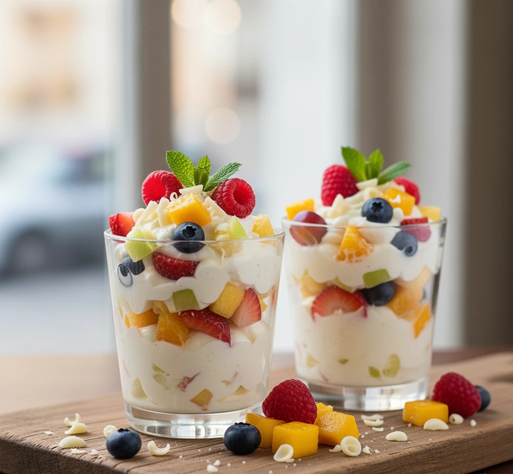 salatka owocowa z mascarpone 2 sałatka owocowa z mascarpone