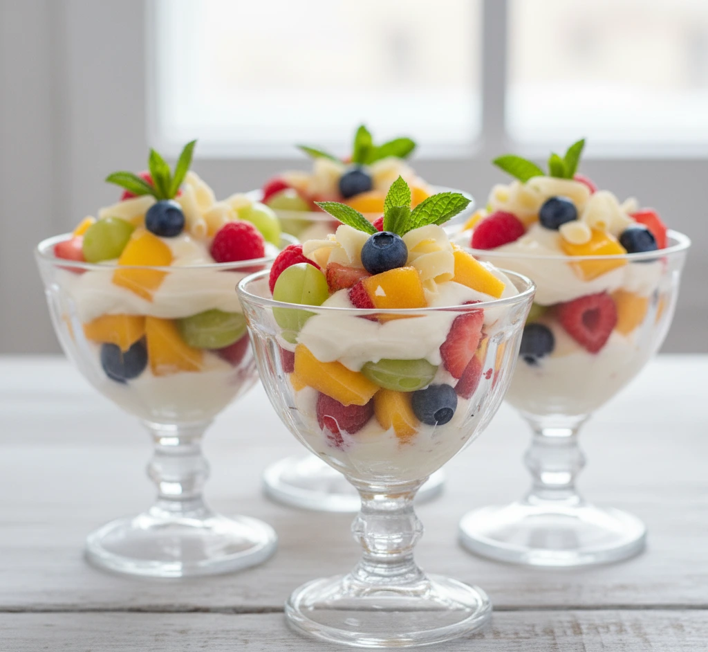 salatka owocowa z mascarpone sałatka owocowa z mascarpone