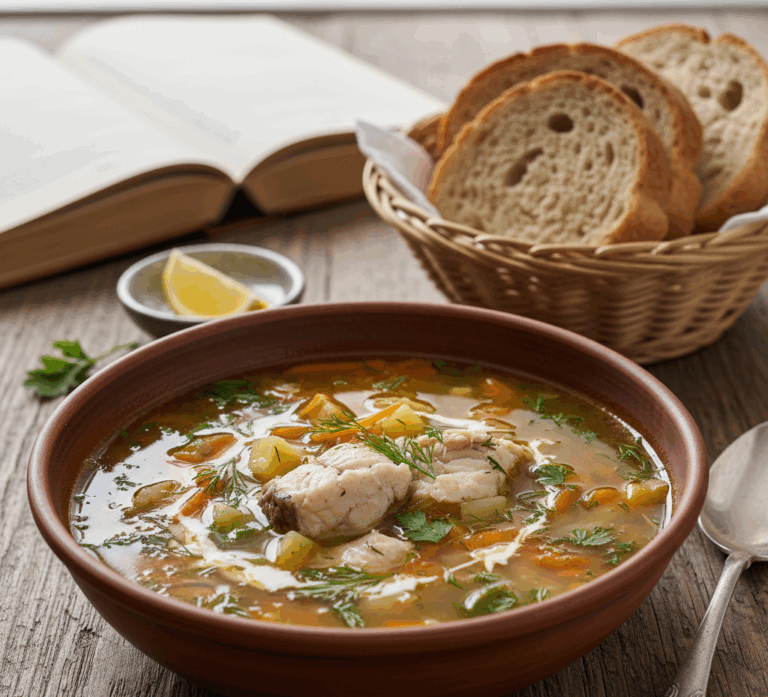 zupa rybna z sandacza