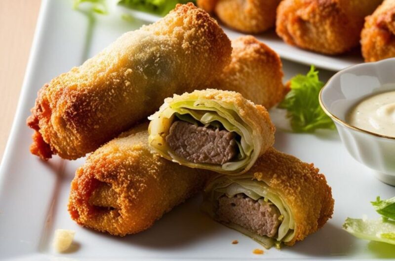 Roladki z kapustą i mięsem
